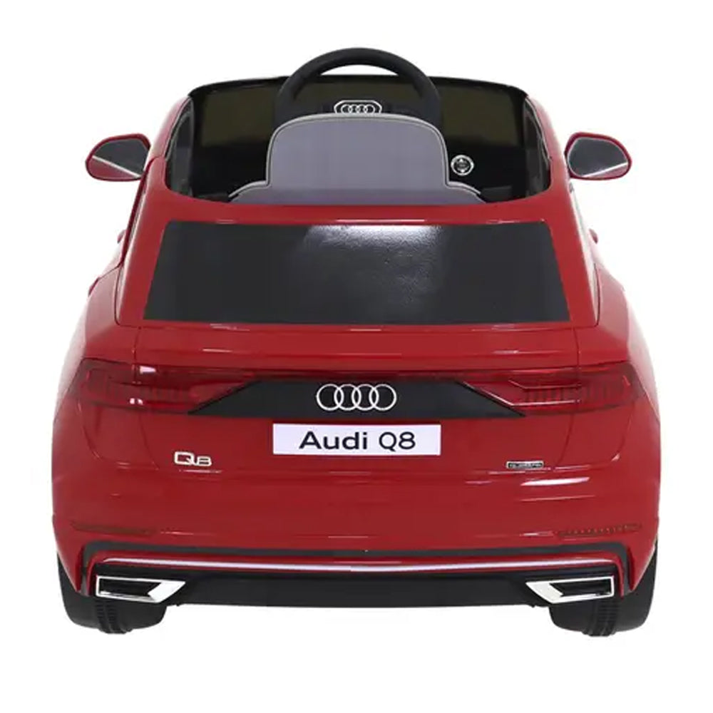 Carrinho Infantil Elétrico Audi Q8 12v com Controle Remoto Vermelho