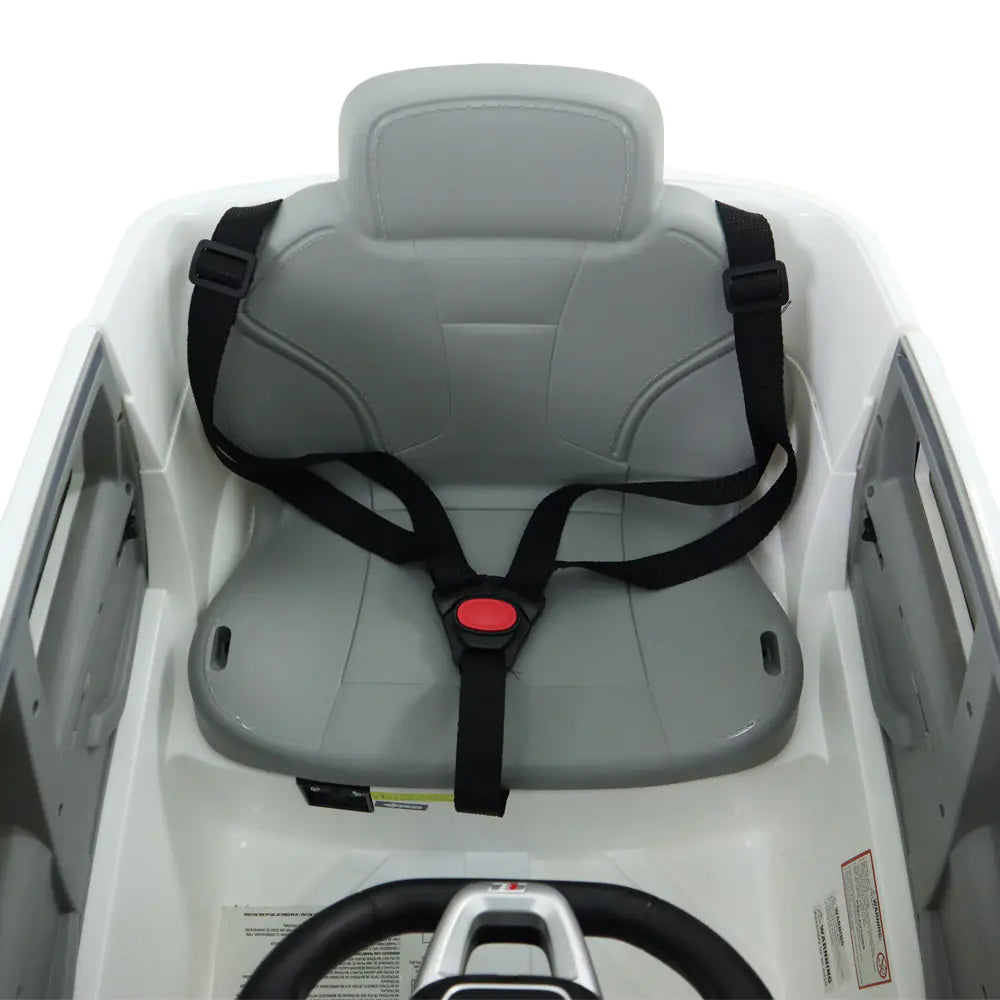 Carrinho Infantil Elétrico Audi Q8 12v com Controle Remoto Branco