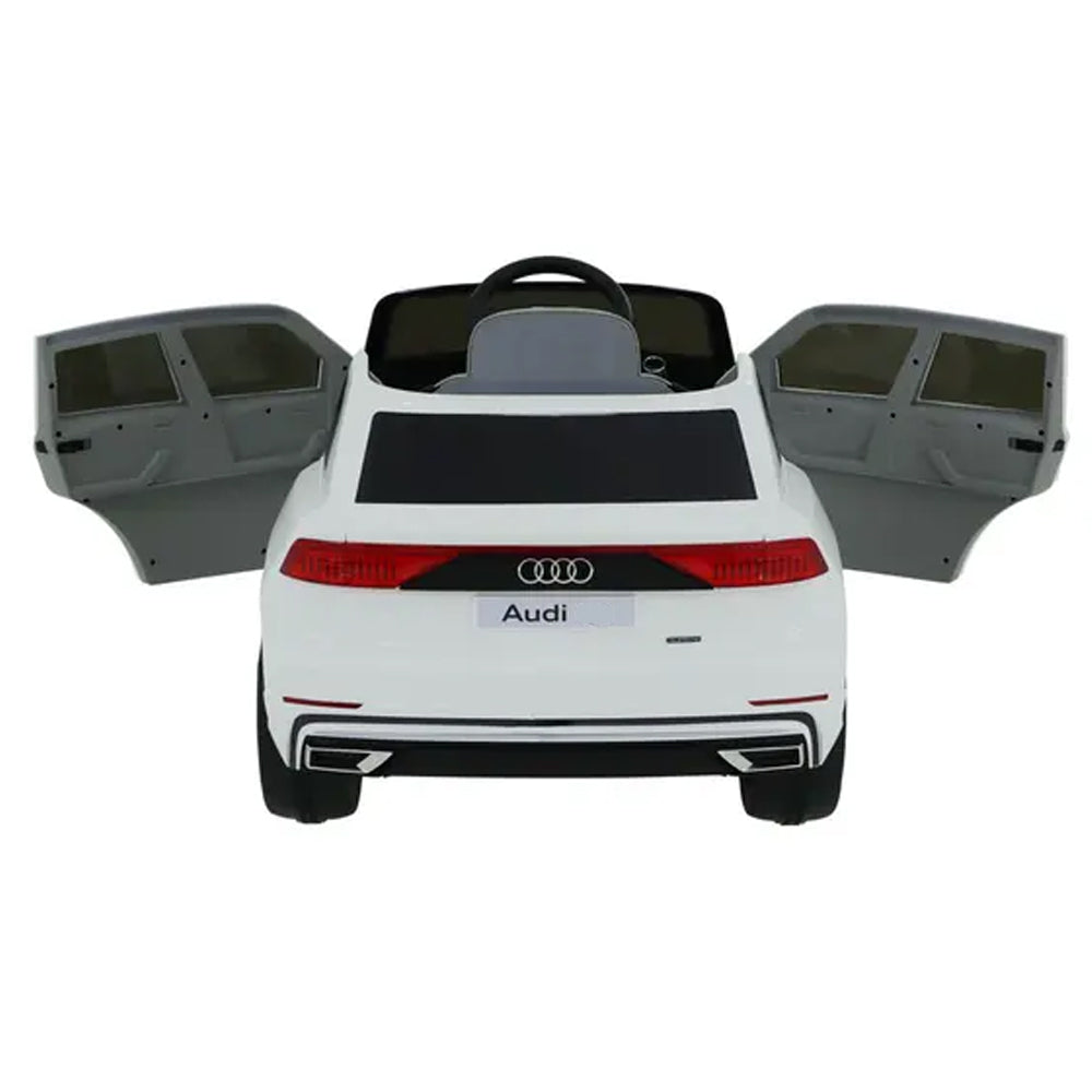 Carrinho Infantil Elétrico Audi Q7 6v com Controle Remoto Branco