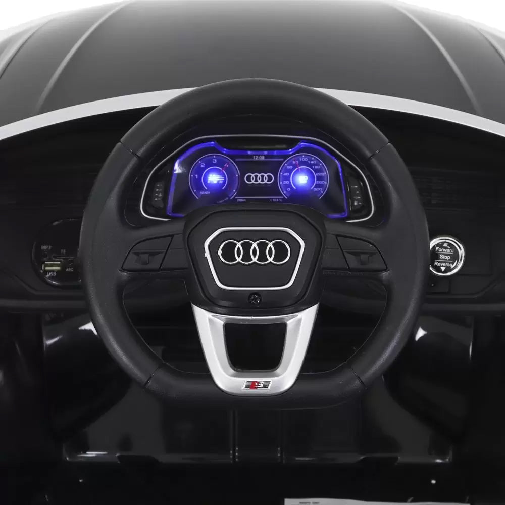 Carrinho Infantil Elétrico Audi Q7 6v com Controle Remoto Preto