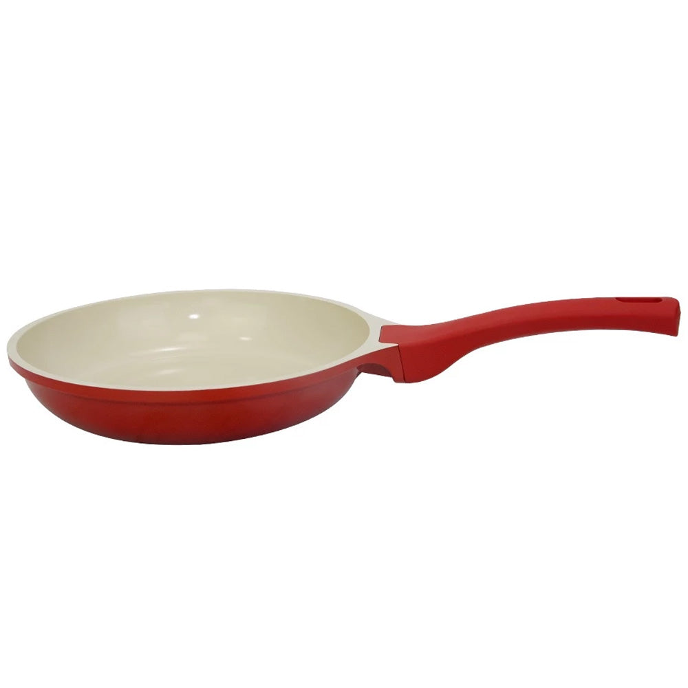 Frigideira Antiaderente Cerâmica 28cm Indução 2,7l Cook&chef Vermelha