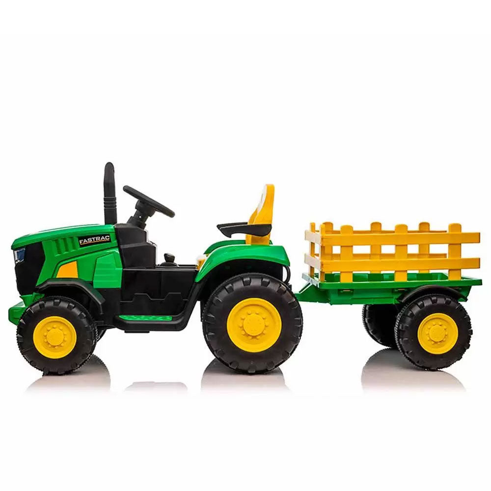 Trator Infantil Elétrico com Controle Remoto + Carretinha Zippy Toys