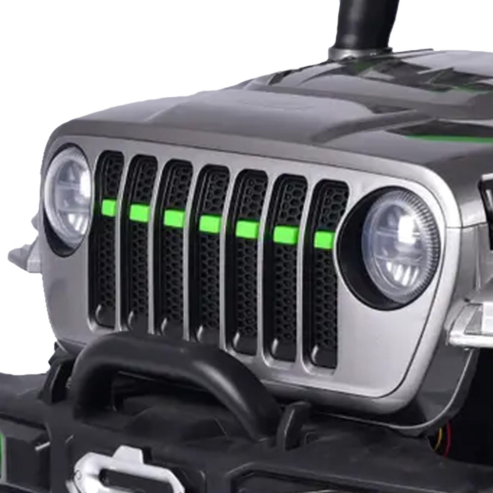 Carrinho Elétrico Infantil Jipe Off Road Cinza 12v com Controle Remoto Zippy Toys