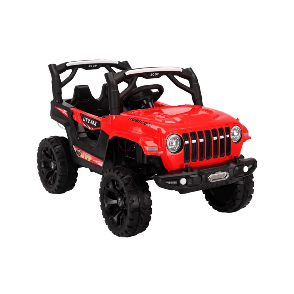 Carrinho Elétrico Infantil Jipe Off Road Vermelho 12v com Controle Remoto Zippy Toys