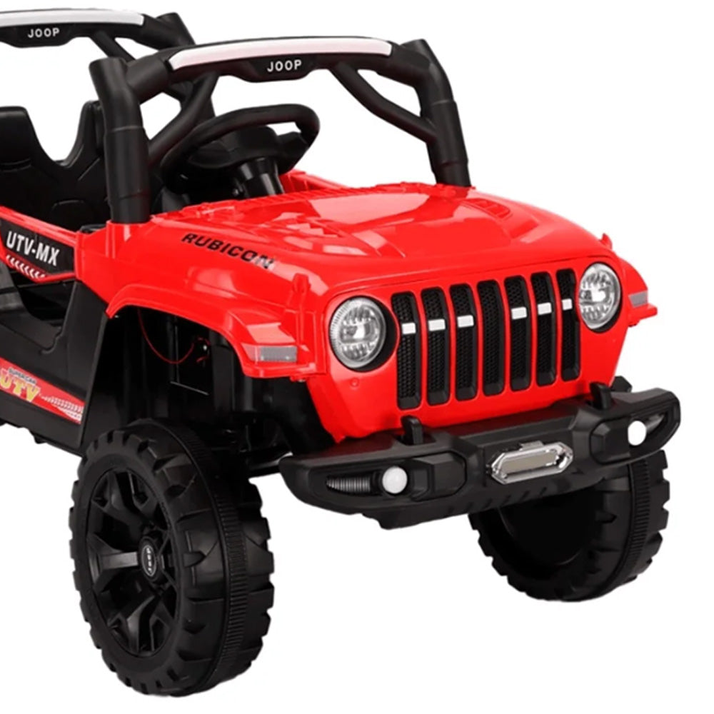 Carrinho Elétrico Infantil Jipe Off Road Vermelho 12v com Controle Remoto Zippy Toys
