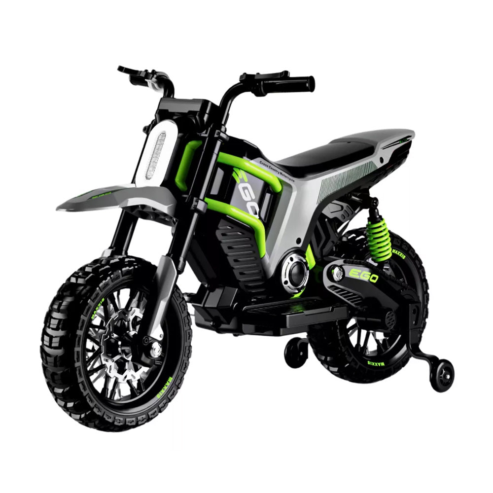 MOTO ELÉTRICA INFANTIL 12V MOTOCROSS ZS FAROL DE LED E ENTRADA USB