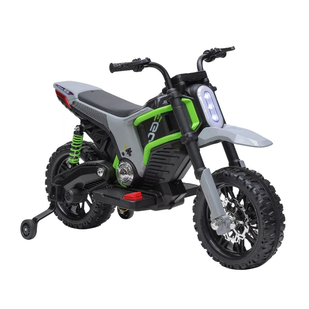 MOTO ELÉTRICA INFANTIL 12V MOTOCROSS ZS FAROL DE LED E ENTRADA USB