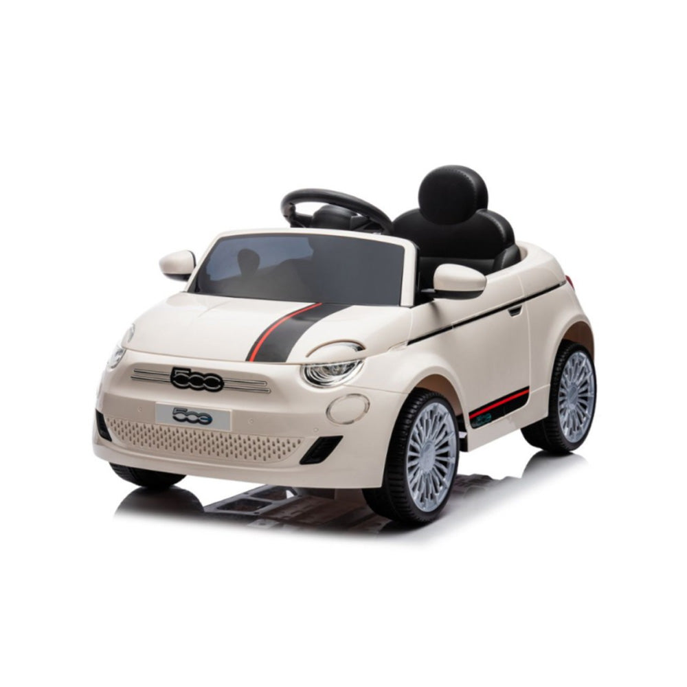 Carro Elétrico Infantil 12v Fiat 500 Rosa Com Controle Remoto Sons e Luzes