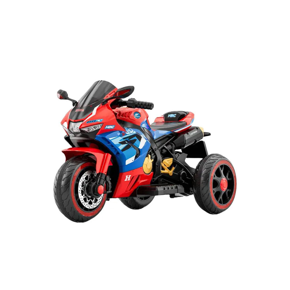 Moto Elétrica Infantil Esportiva Triciclo 6V Com Luz de LED e Música