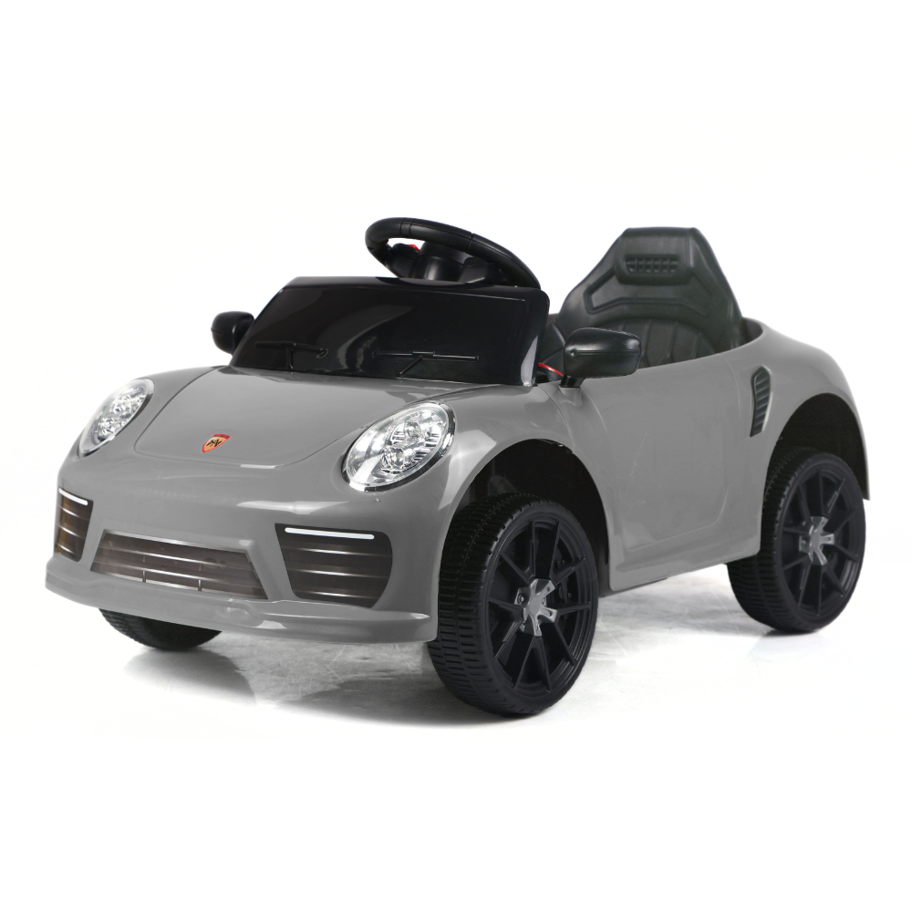 Carrinho Elétrico Infantil Conversível 6V Cinza Zippy Controle Remoto e Direção