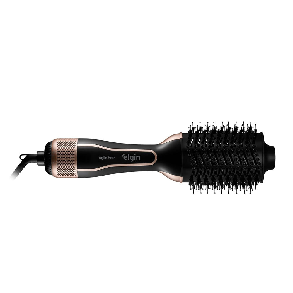 Escova Secadora de Cabelo Agile Hair Elgin Tourmaline ION 4 em 1 Bivolt 1200W