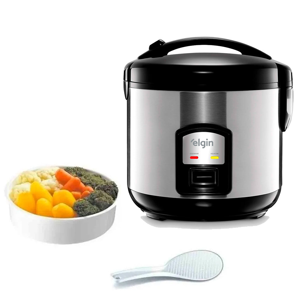 PANELA ELÉTRICA DE ARROZ A VAPOR 400W 5 XÍCARAS OU 1,0 LITROS ELGIN