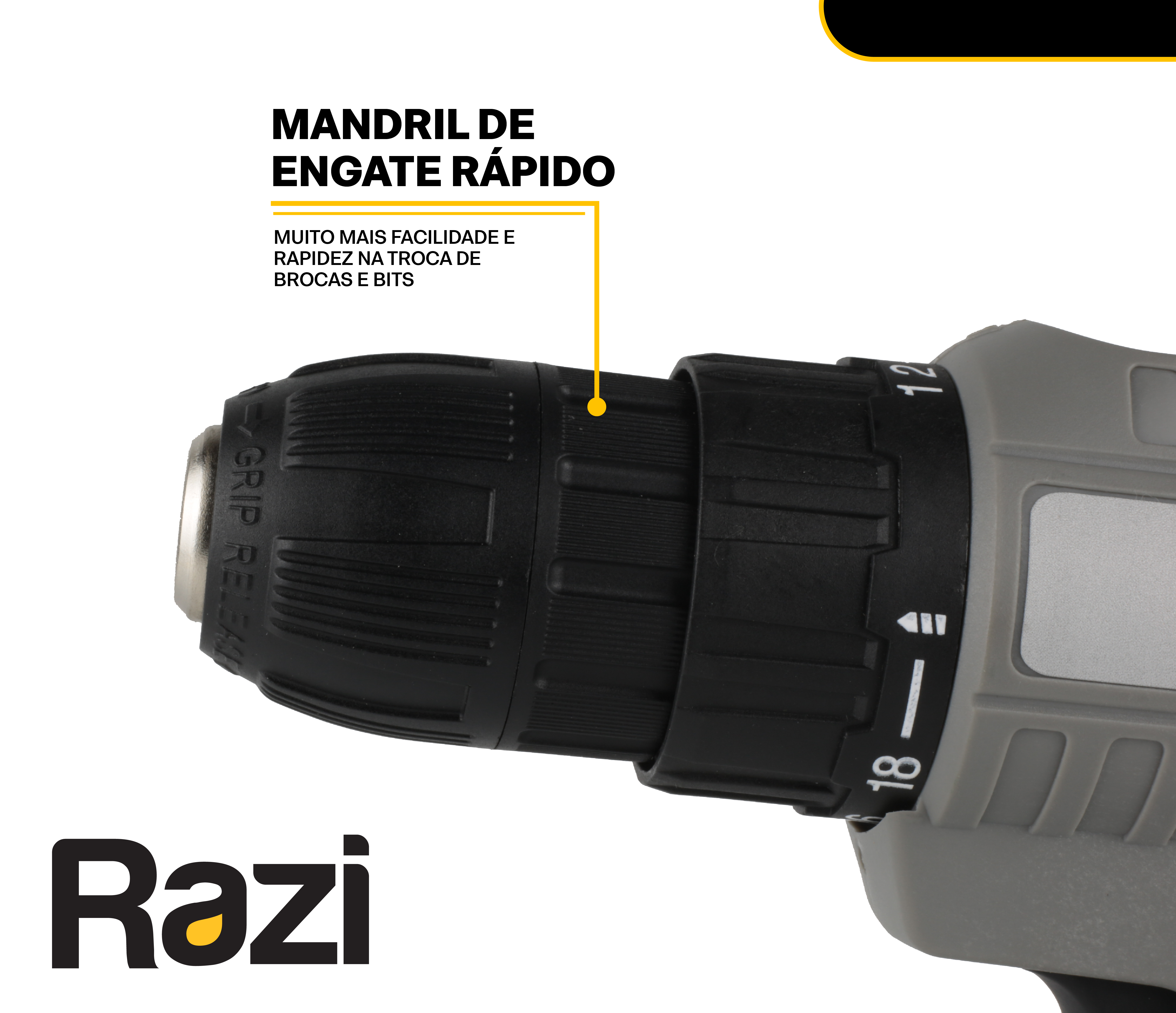 Furadeira Parafusadeira Bateria 12v Razi Bivolt com Acessórios