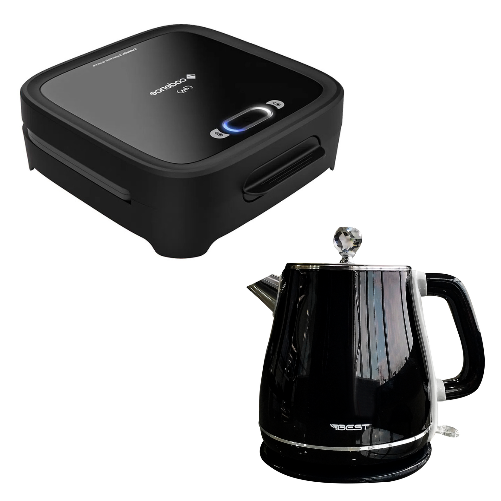 Kit Cozinha com Sanduicheira Cadence Click e Chaleira 1,8l Elétrica Best
