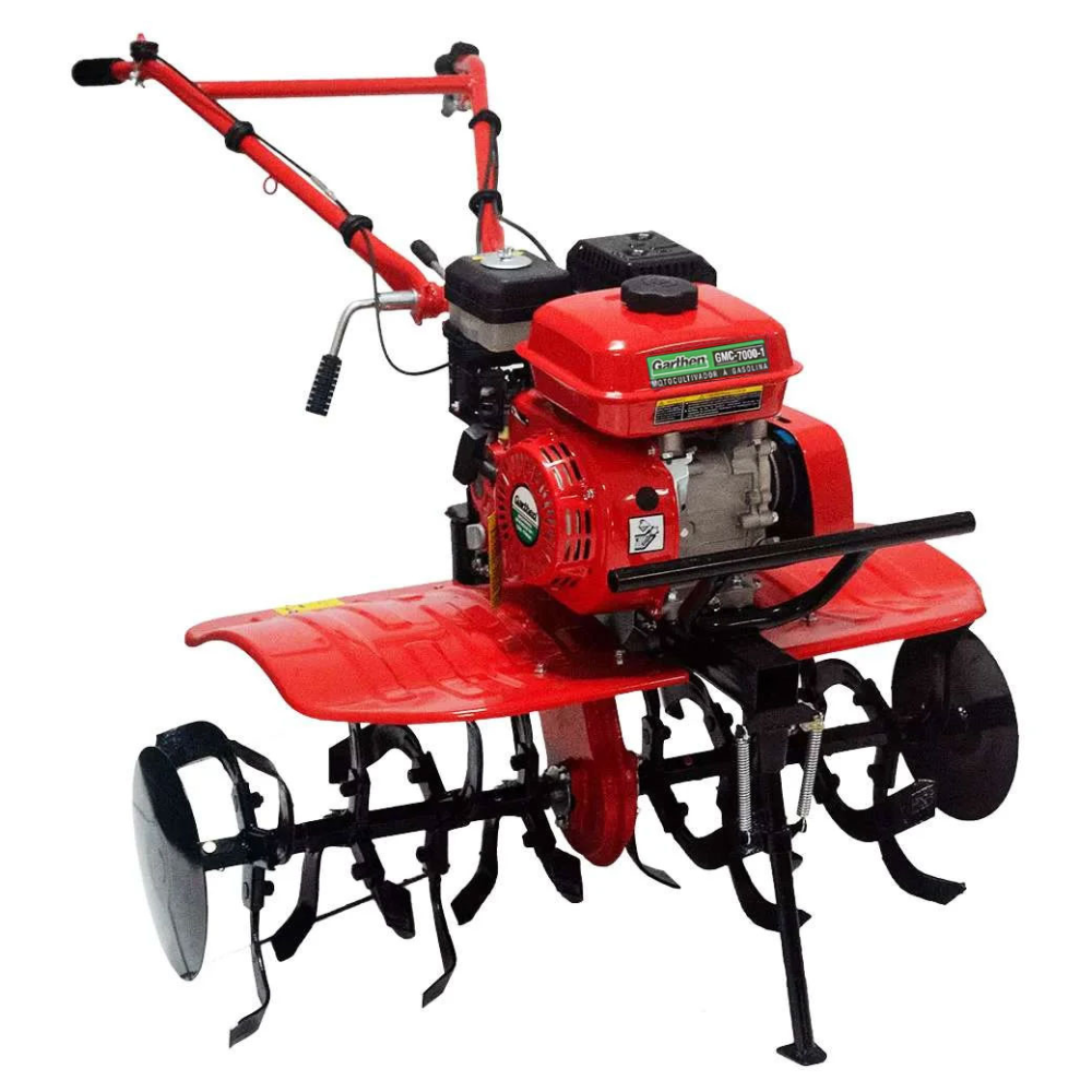 Motocultivador à Gasolina GMC-7000-1 com Carretinha GCM-250