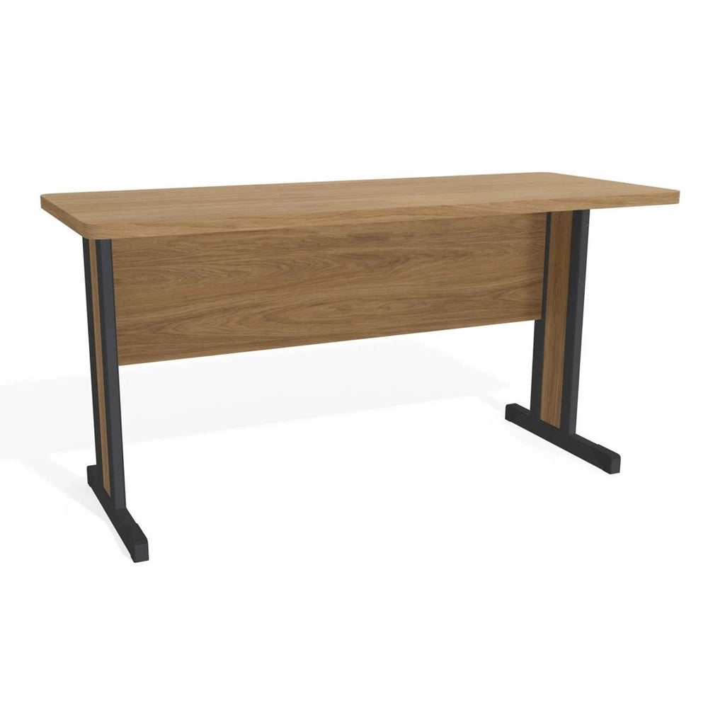 MESA COM GAVETEIRO ESCRITÓRIO HOME OFFICE 1,5M 2 GAVETAS