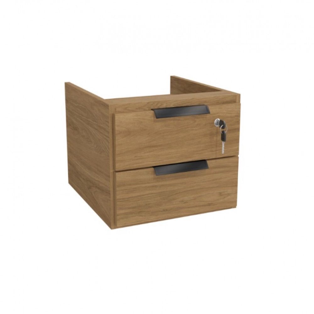 Gaveteiro Office Versatil com Corrediças de Metal 2 Gavetas Kappesberg