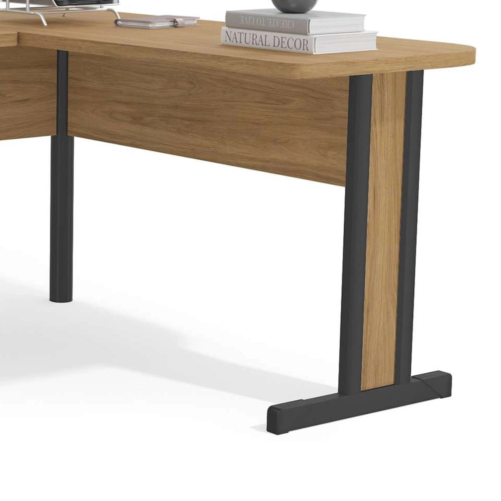 MESA DE ESCRITÓRIO EM L 2 GAVETAS VERSATIL 1,70M X 1,50M KAPPESBERG