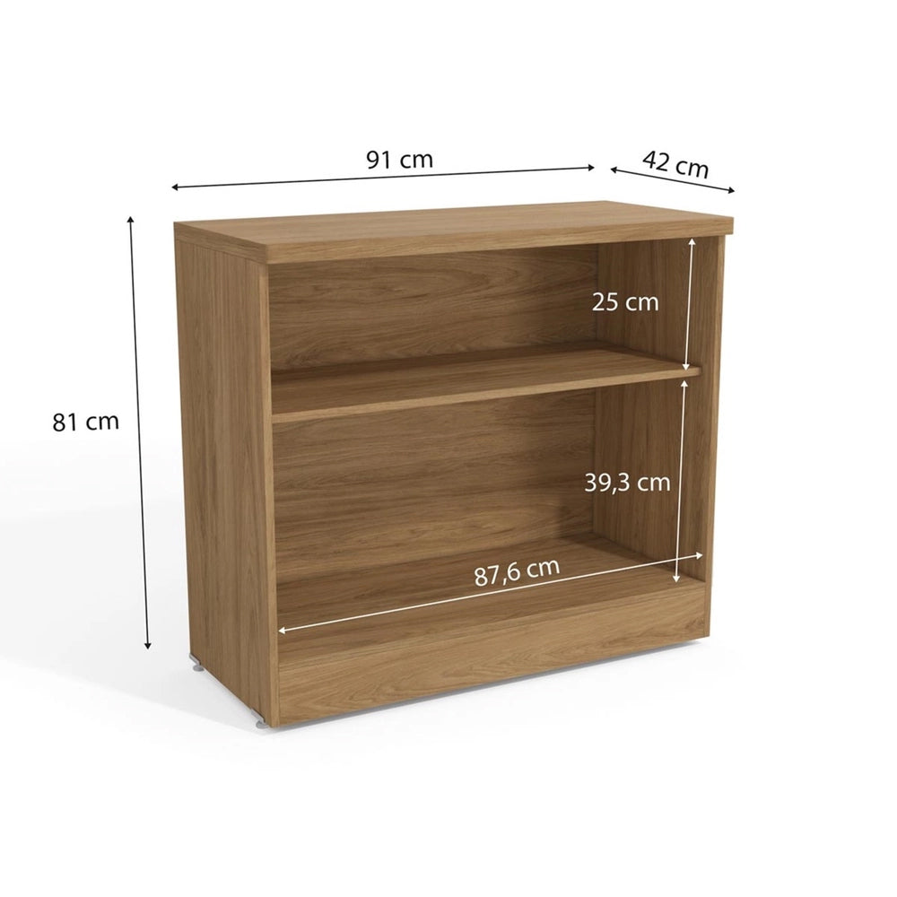 Armário de Escritorio Balcão com Chave 2 Portas Kappesberg