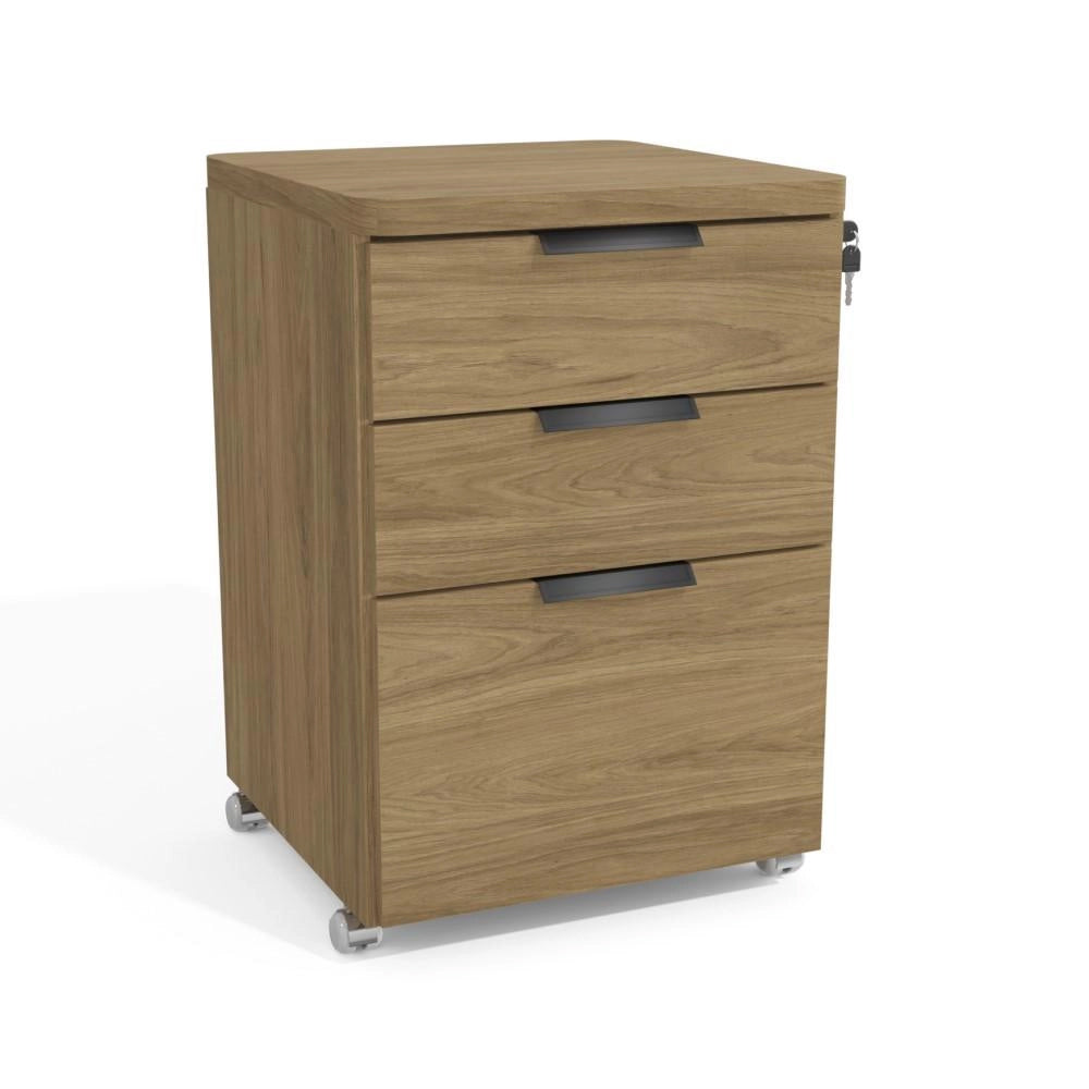 MESA COM GAVETEIRO ESCRITÓRIO HOME OFFICE 1,5M 3 GAVETAS KAPPESBERG