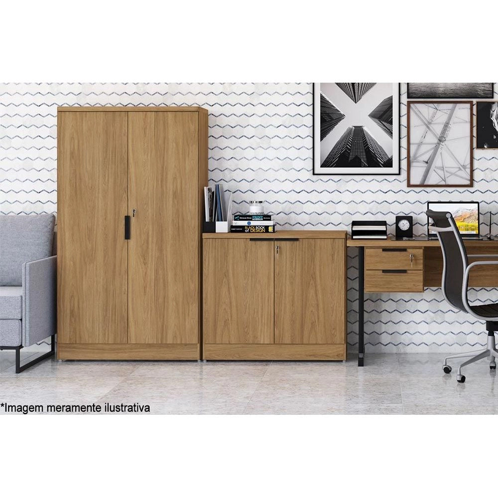 Armário para Escritorio Alto com Chave 2 Portas Kappesberg