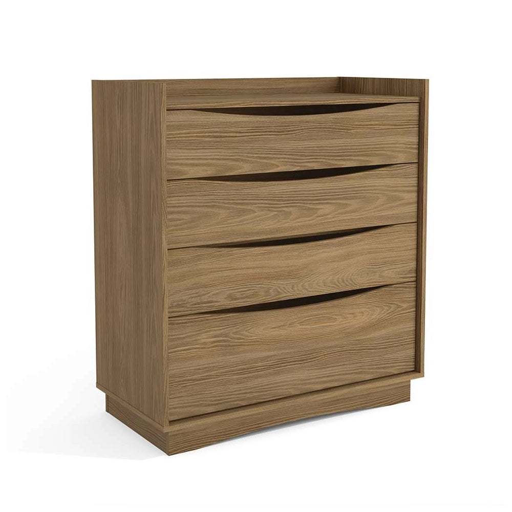 Comoda para Quarto 3 Gavetas e 1 Gavetão Kappesberg