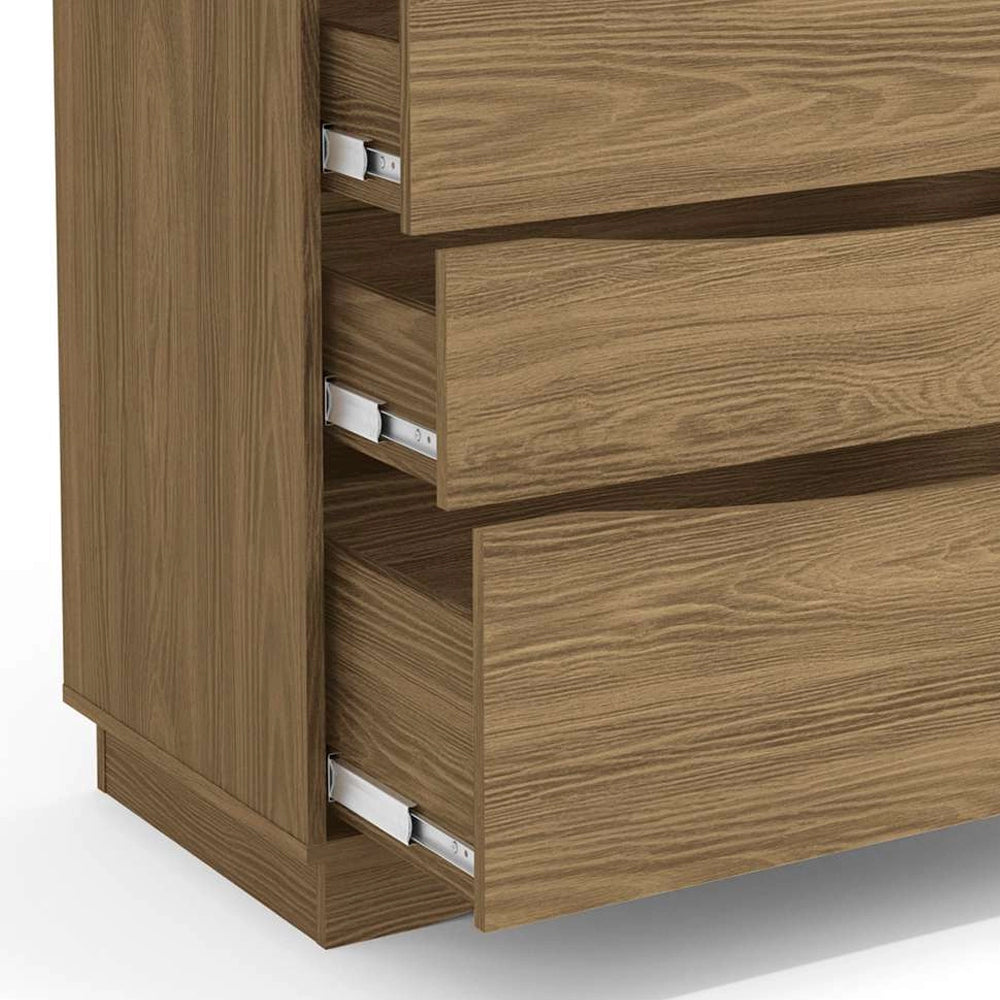 Comoda para Quarto 3 Gavetas e 1 Gavetão Nogueira Kappesberg
