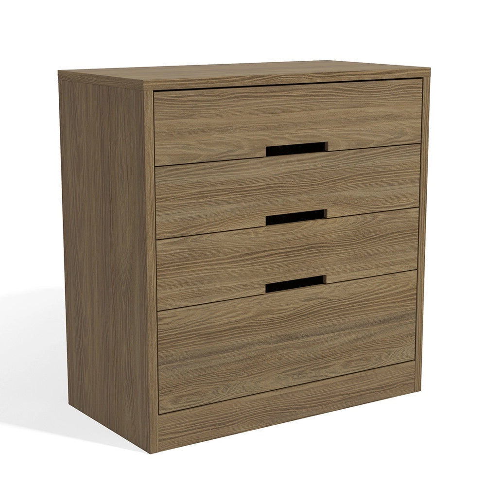 Comoda para Quarto 3 Gavetas e 1 Gavetão Nogueira Kappesberg