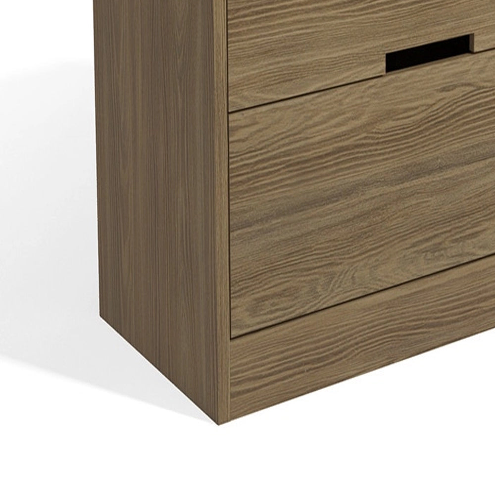 Comoda para Quarto 3 Gavetas e 1 Gavetão Nogueira Kappesberg