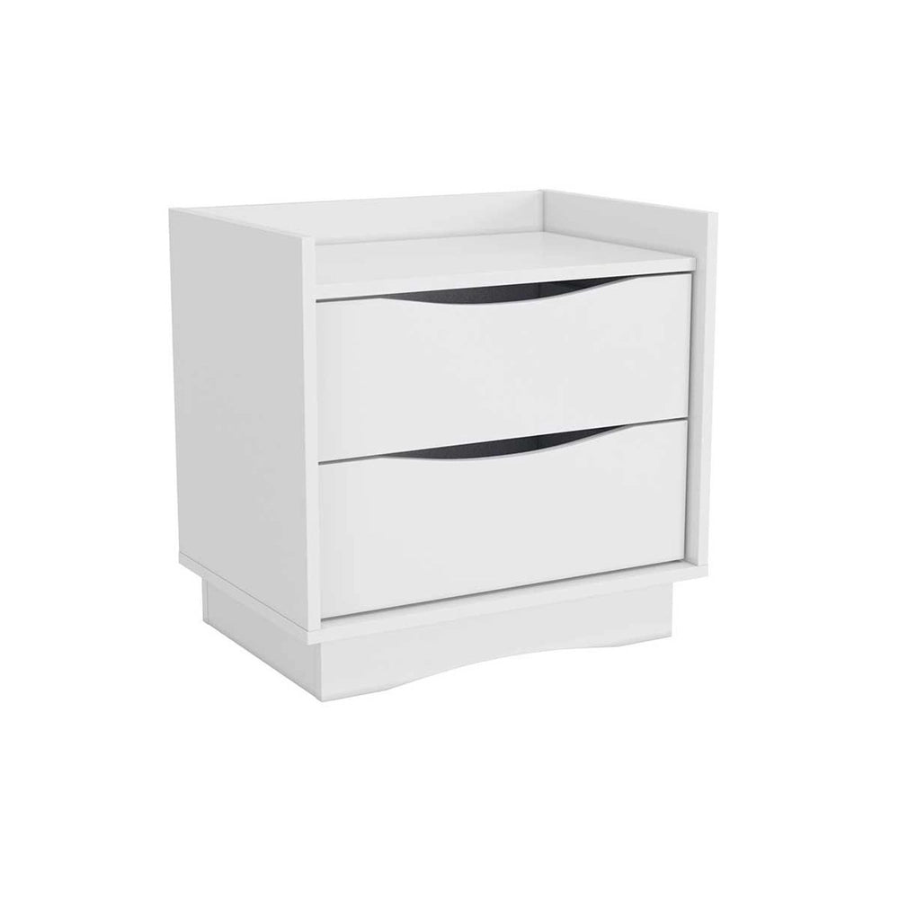 Mesa de Cabeceira 2 Gavetas Nogueira Kappesberg