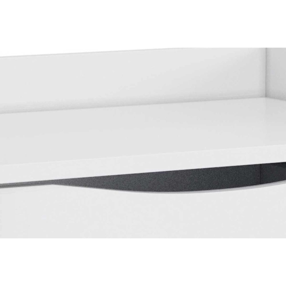 Mesa de Cabeceira 2 Gavetas Branco Kappesberg