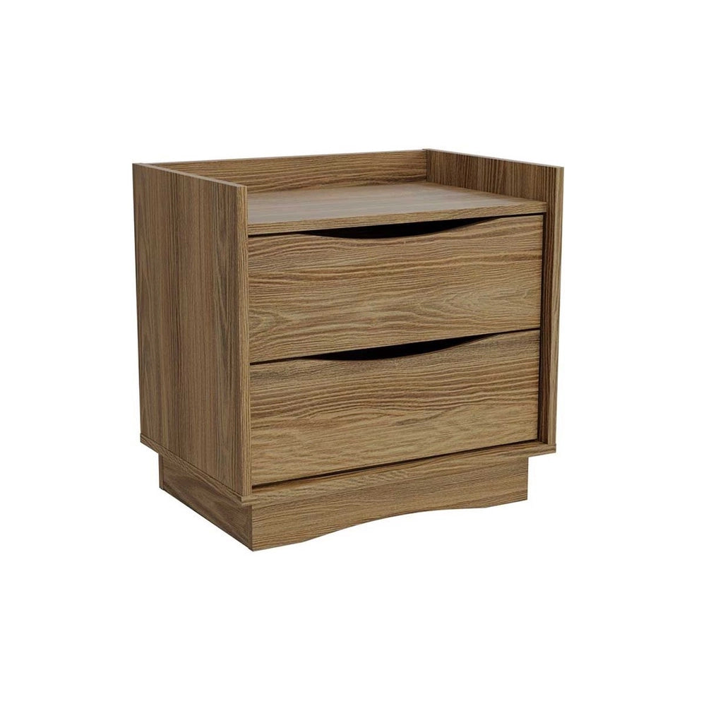 Mesa de Cabeceira 2 Gavetas Nogueira Kappesberg
