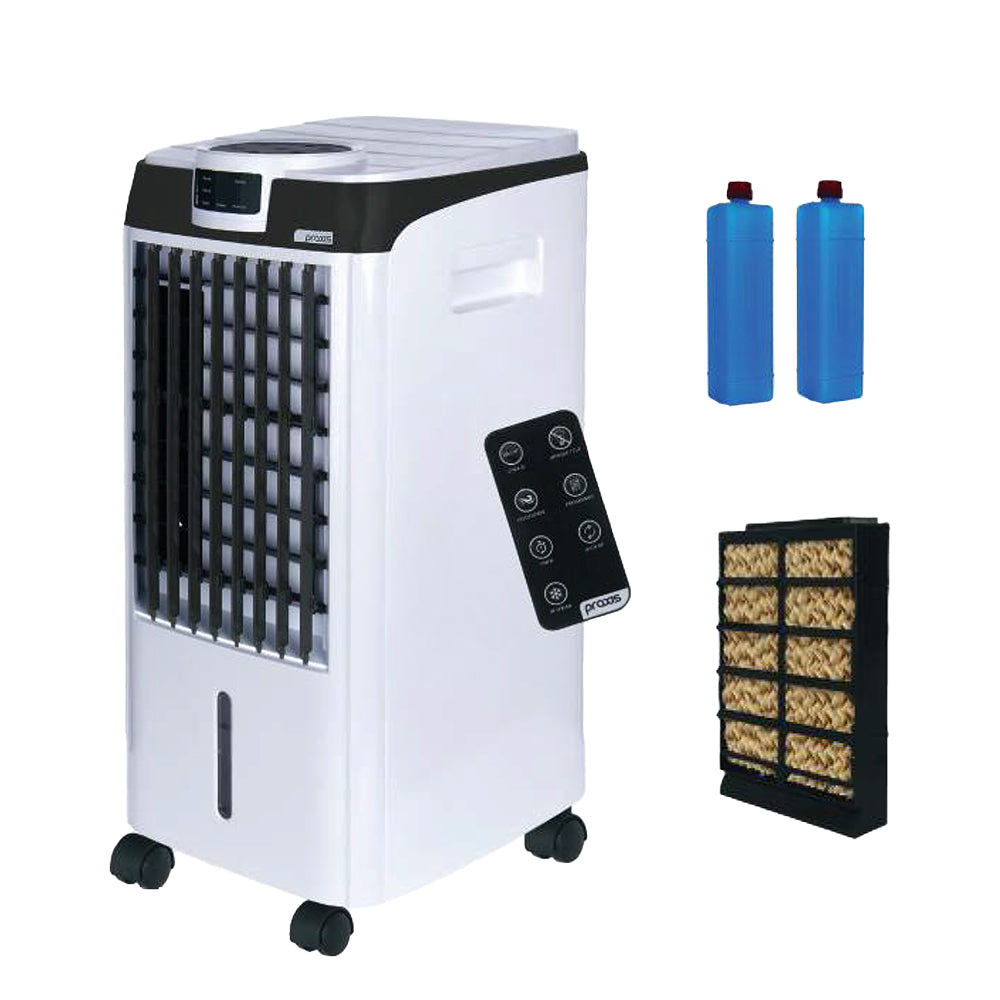 Climatizador de Ar Portátil 4 em 1 Painel Digital Duplo Filtro com Timer 4 Litros Cp04-d 220v Praxis