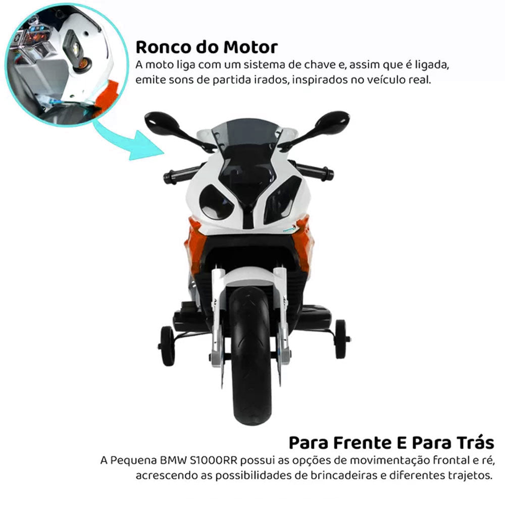 Moto Elétrica Infantil Bmw S1000rr Vermelho 12v Zippy Toys