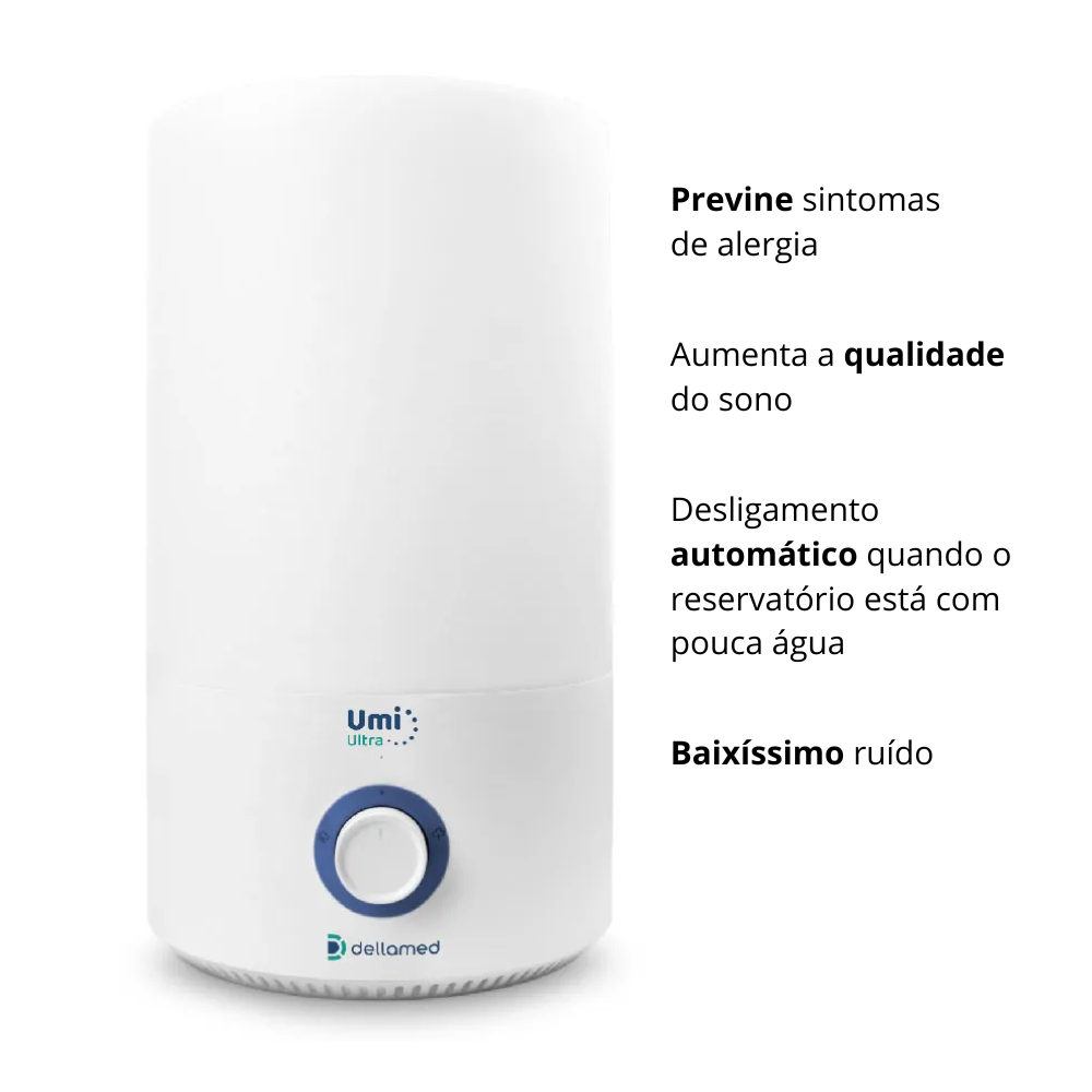 Umidificador de Ar Ultrassônico 4,3 Litros Umi Ultra Dellamed Bivolt
