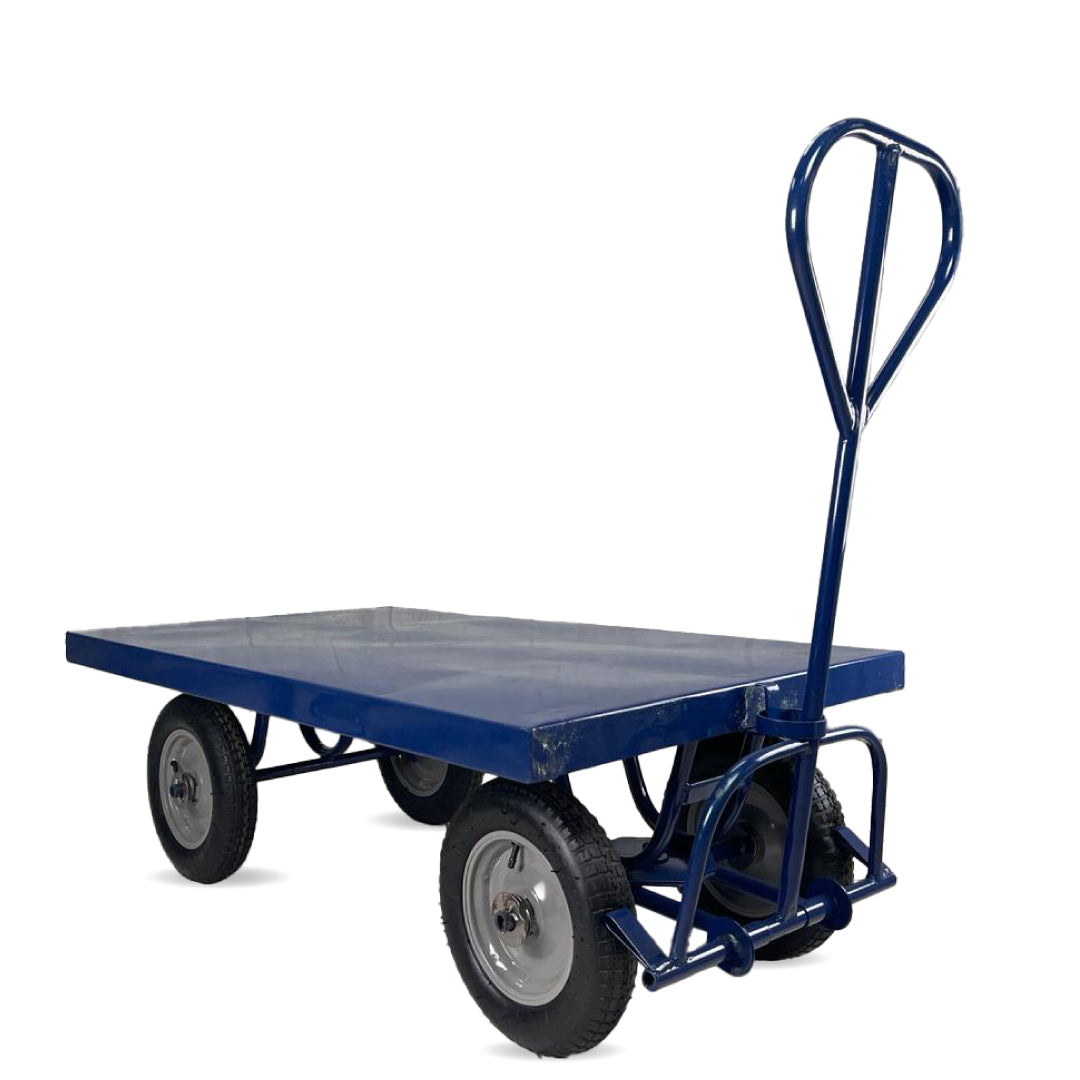 Carro Plataforma com Tampo em Aço 450kg C-128-d