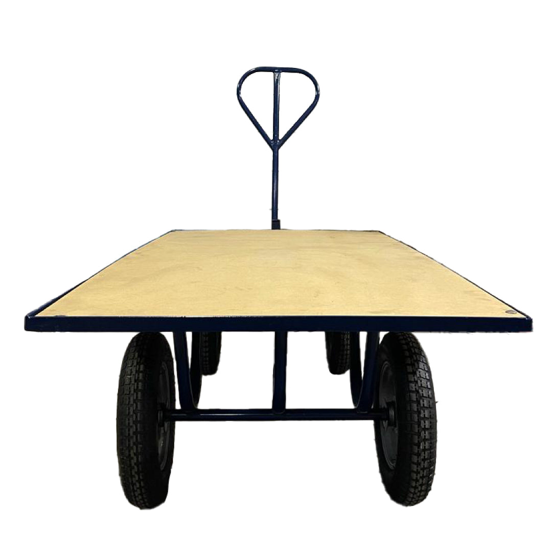 Carro Plataforma com Tampo em Madeira 450kg C-128-m