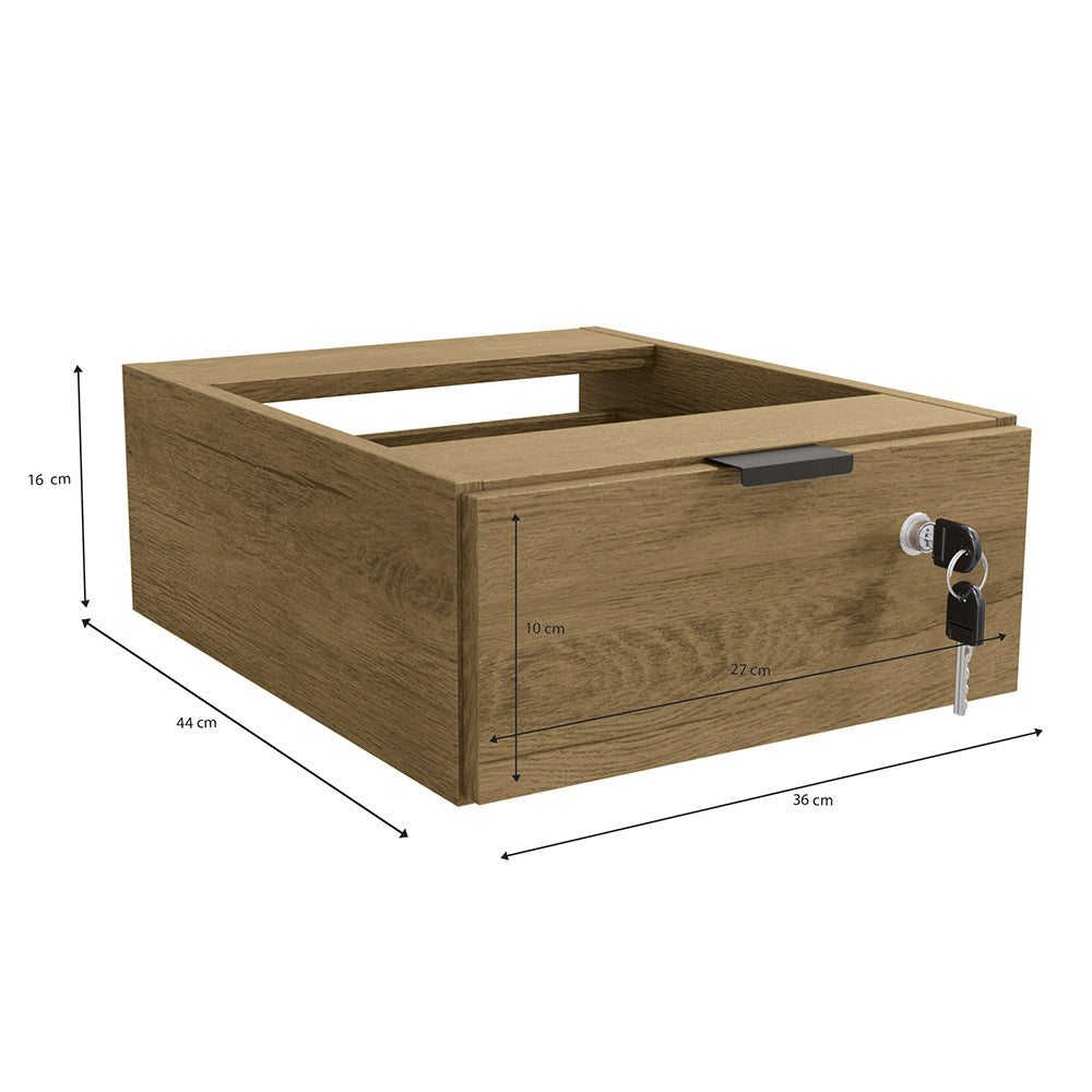 Gaveteiro 1 Gaveta para Mesa de Escritorio Freijo Kapesberg