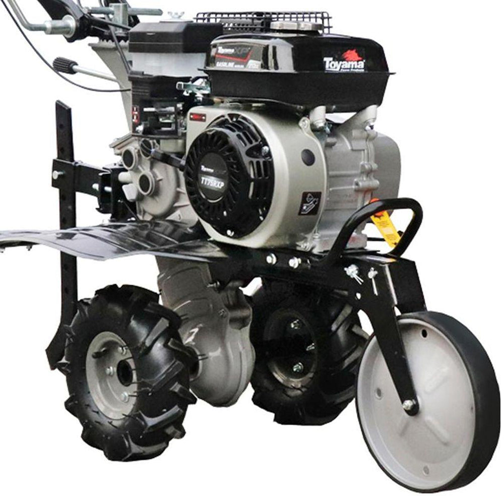 MOTOCULTIVADOR À GASOLINA 7,0CV TT75R-XP COM RODAS ENXADAS E GUIDÃO ROTATIVO TOYAMA
