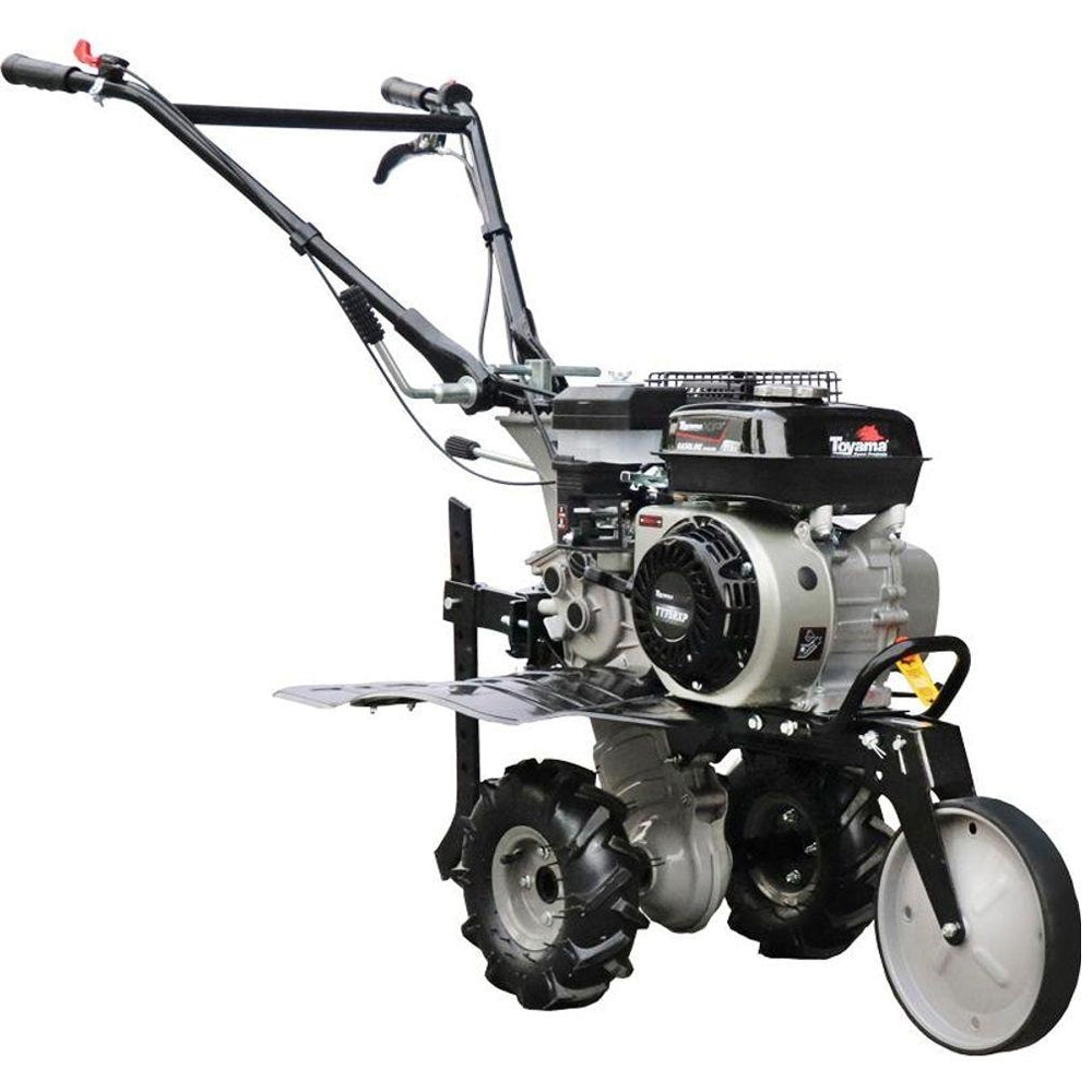 MOTOCULTIVADOR À GASOLINA 7,0CV TT75R-XP COM RODAS ENXADAS E GUIDÃO ROTATIVO TOYAMA