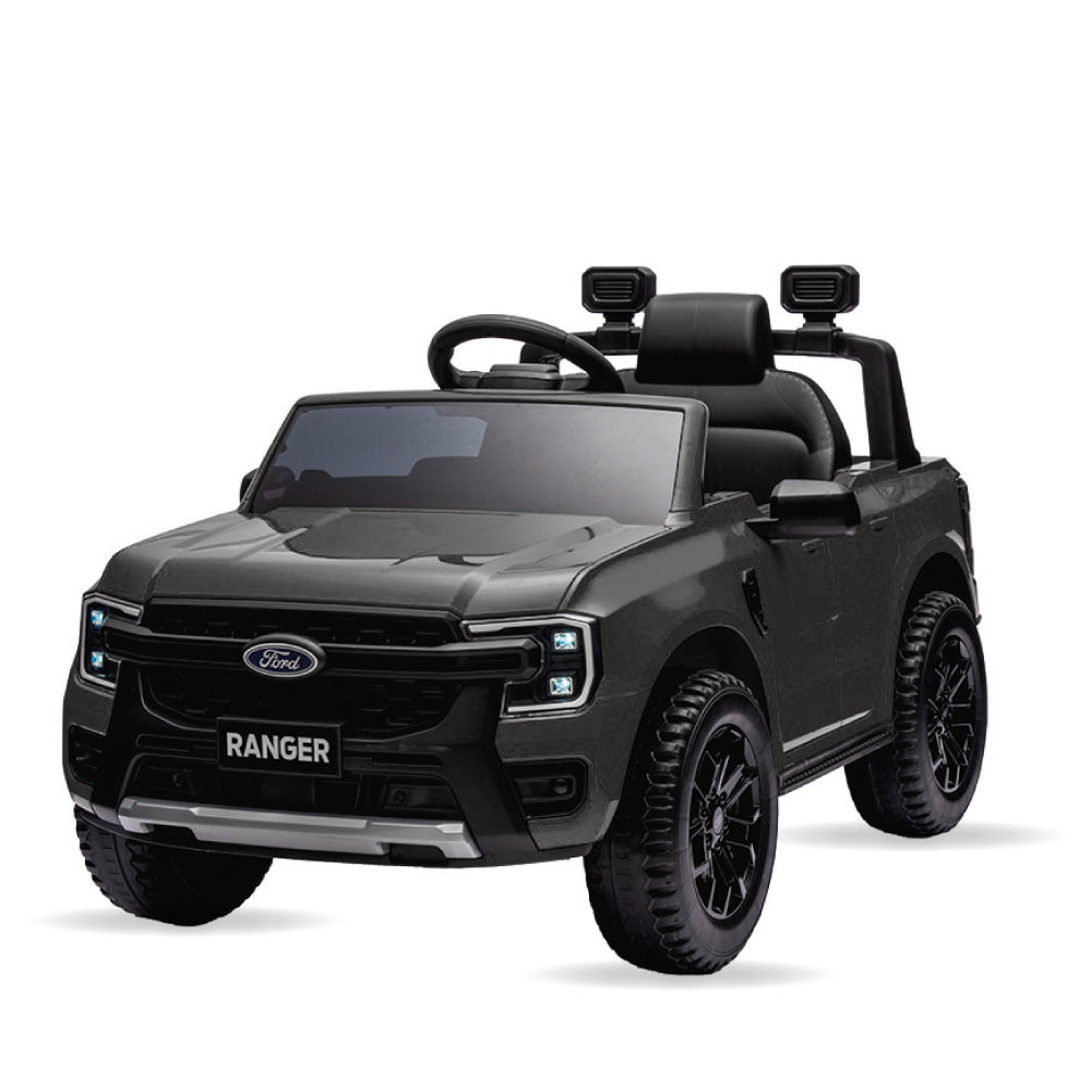 Carro Elétrico Infantil Ford Ranger 12v Com Controle Remoto Luz de Led e Volante com Sons de Corrida Zippy Toys