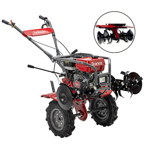 Motocultivador Tratorito a Gasolina BTTG 7.5 800 7,5CV 3 Marchas - Branco