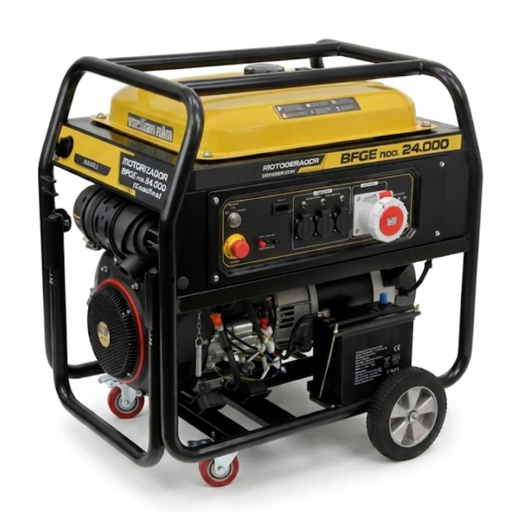 Gerador de Energia a Gasolina Buffalo BFGE 24.000 Rental Trifásico 220V 24 kVA