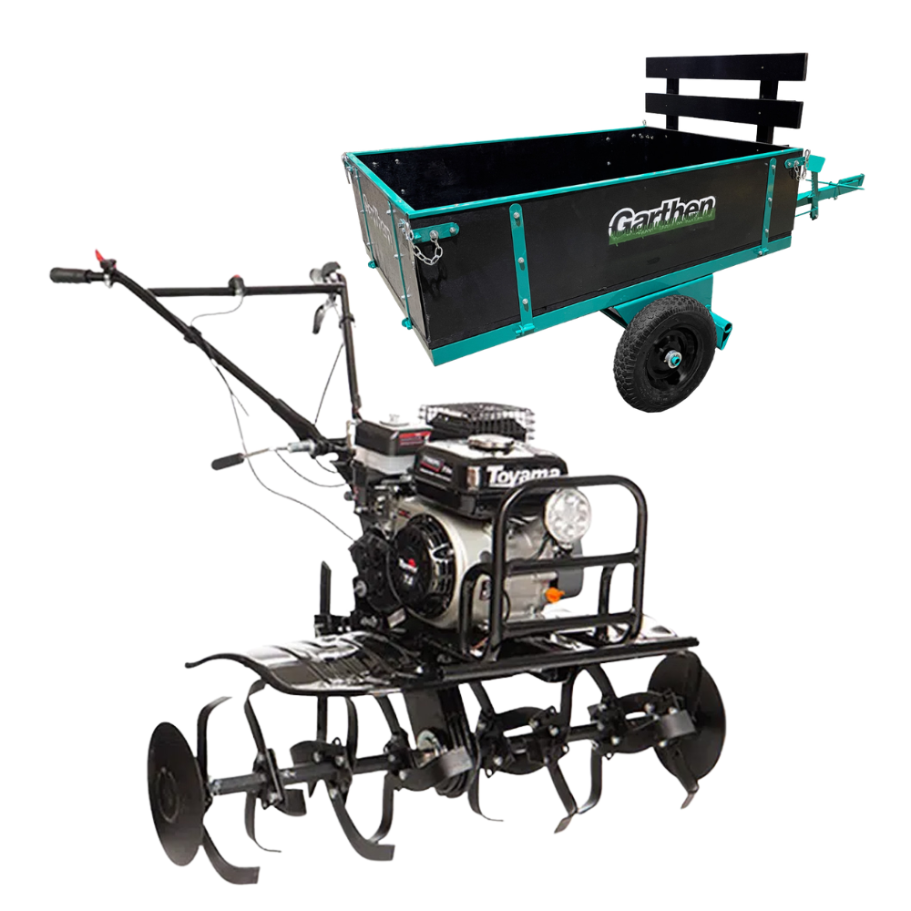 Motocultivador TT90R-XP-U 7HP Toyama com Carretinha GCM-250
