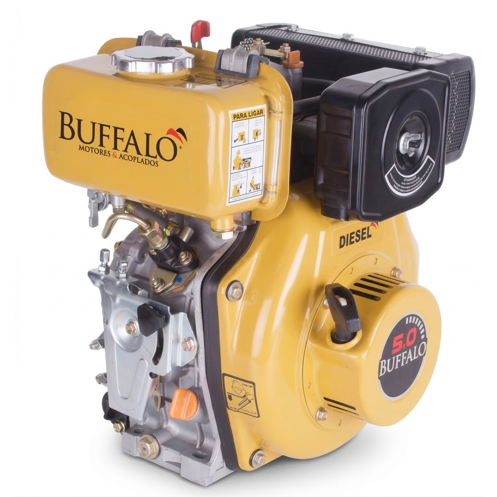 Motor Diesel Estacionário Partida Manual 5.0HP/CV 4T BFD 5.0 Buffalo