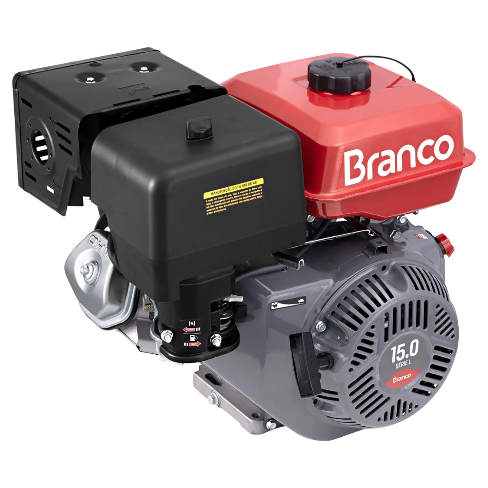 Motor Estacionário a Gasolina Partida Manual B4T 15HP/15CV 420cc Branco