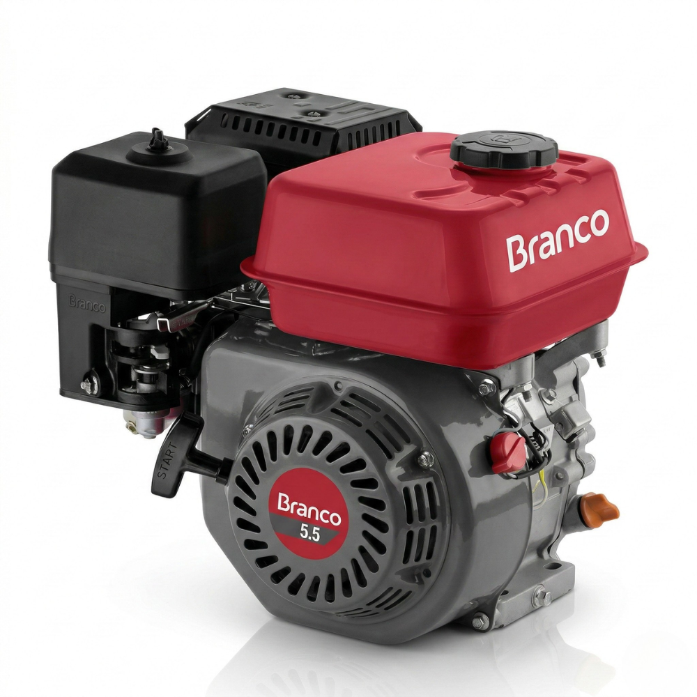 Motor à Gasolina Estacionário 4t 5,5cv B4t-5.5h - Branco Motores
