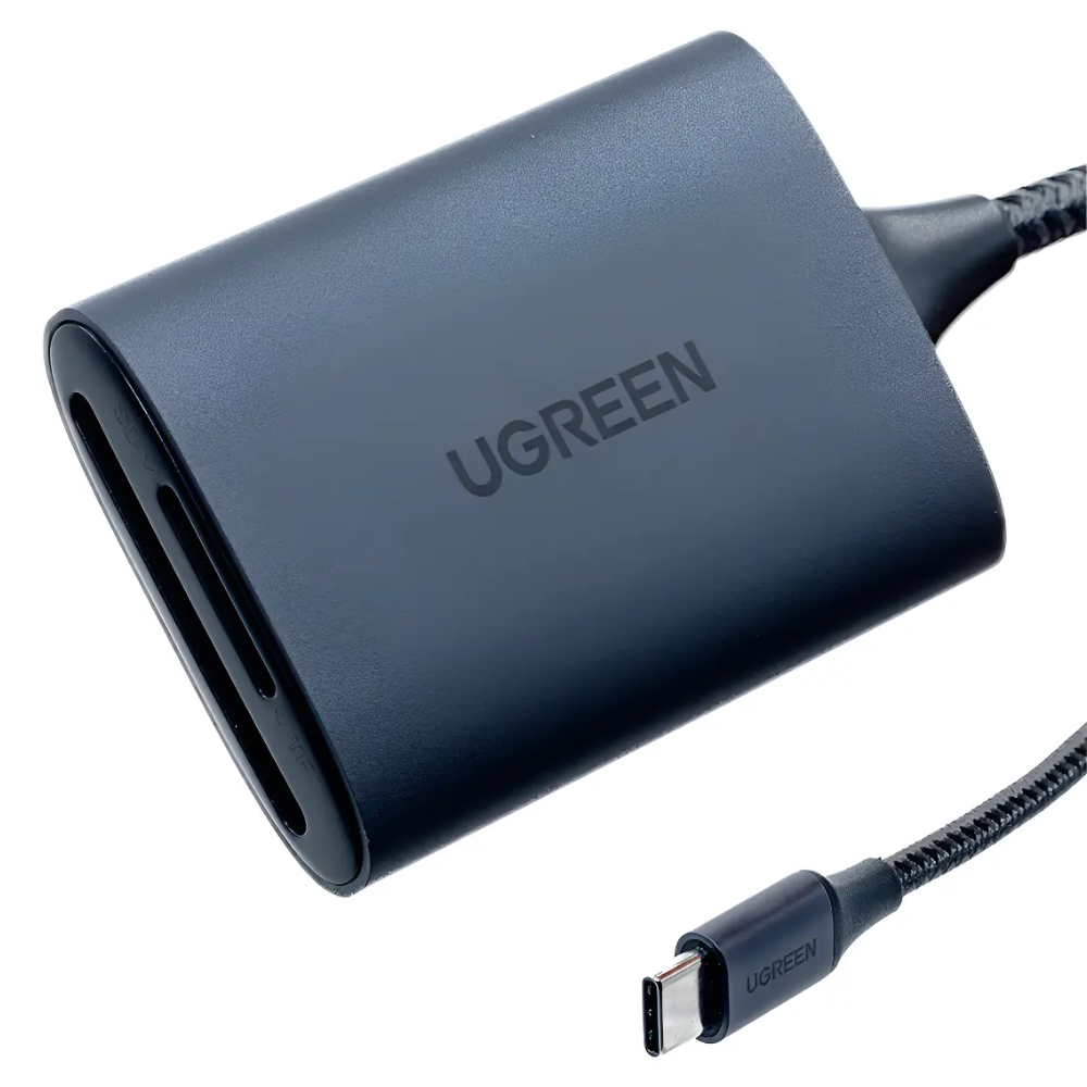 Leitor de Cartão UGREEN 80888 USB-C para SD e Micro SD/TF