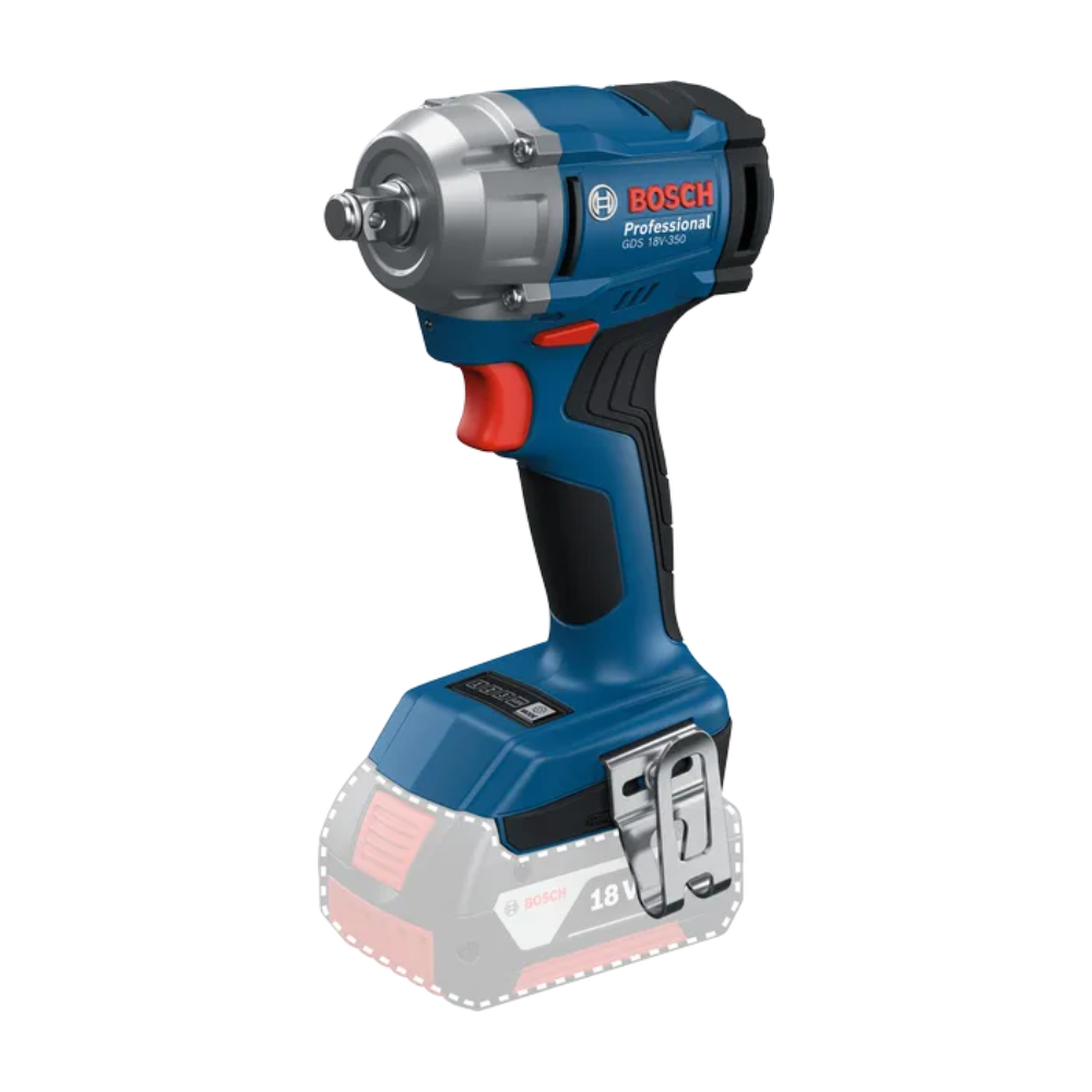 Chave de Impacto a Bateria 18V GDS 18V-350 350Nm Brushless Encaixe 1/2? Bosch 