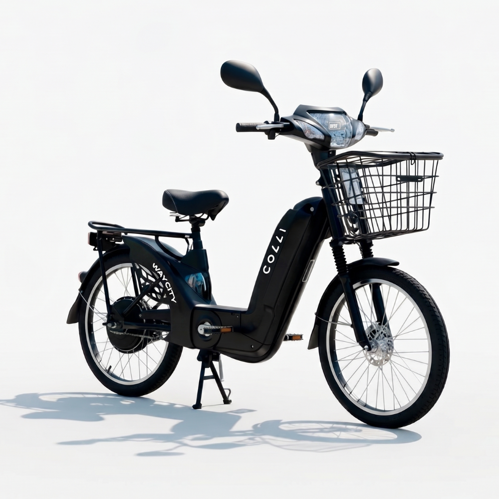 Bicicleta Elétrica Colli Way City Aro 24 500W 48V